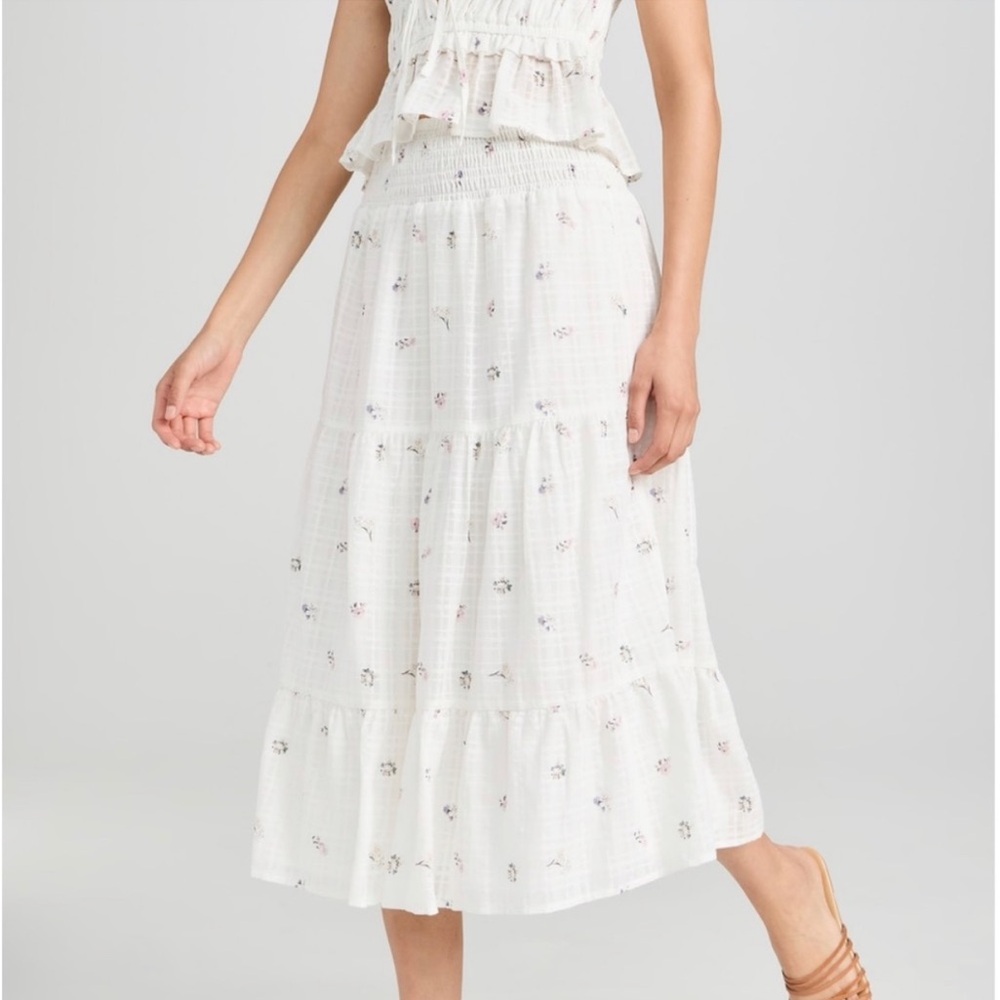 Rails Edina Lilac Roses Skirt